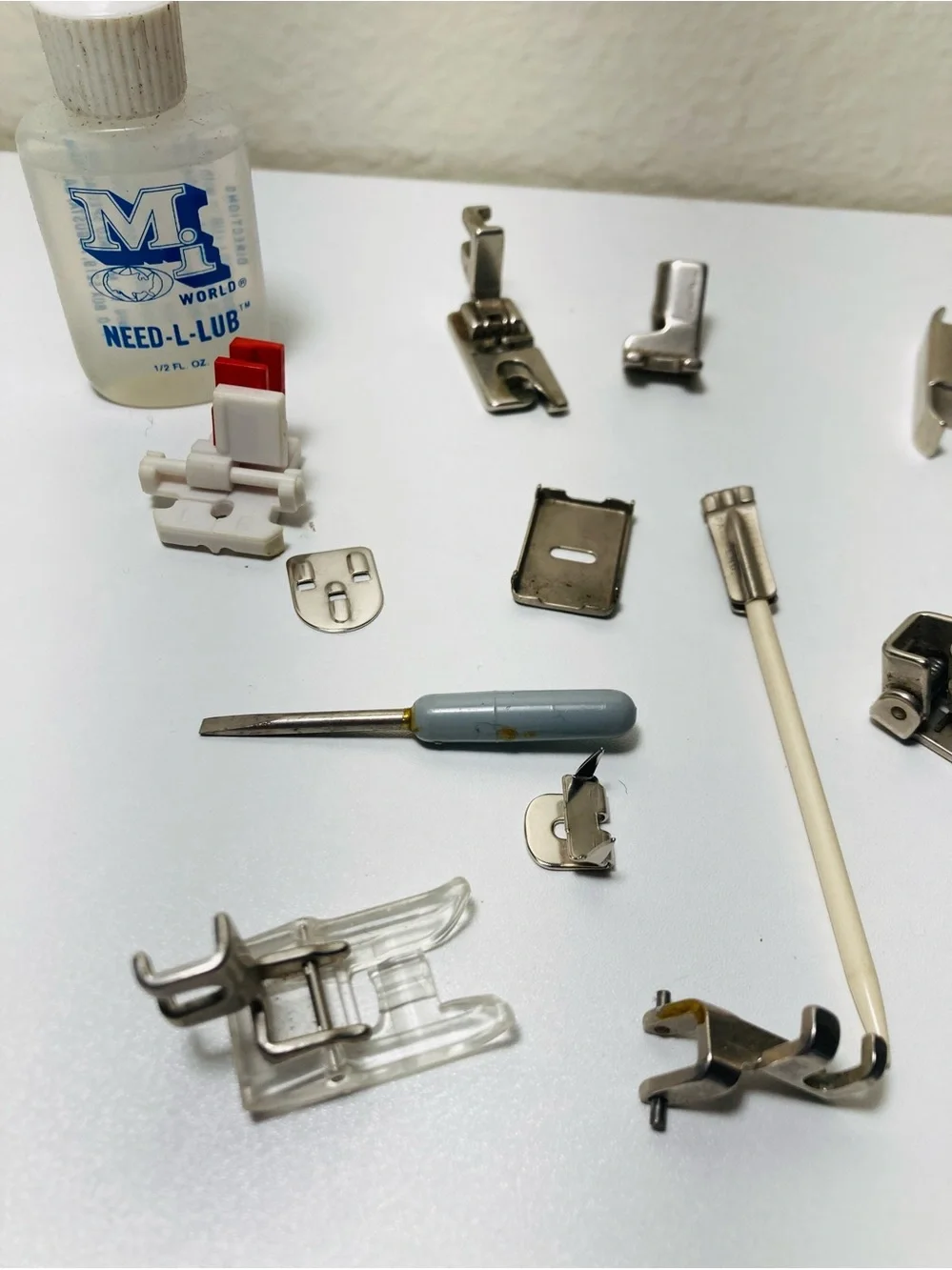 Assorted Sewing Machine Feet and Accessories - Mixed